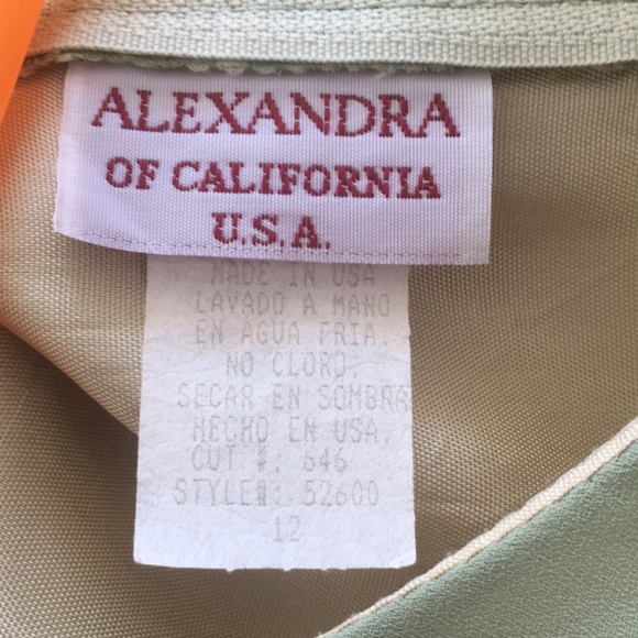 🇺🇸Alexandra of California Formal Evening Dress W/Matching Embroidered Shawl - Picture 15 of 16